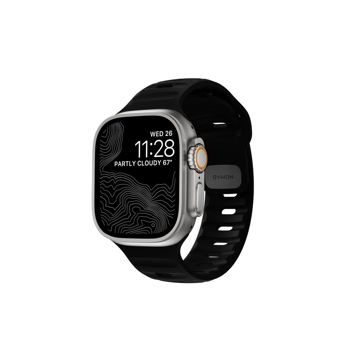 Nomad Sport Band V2 - 46/49mm - Carbon Black