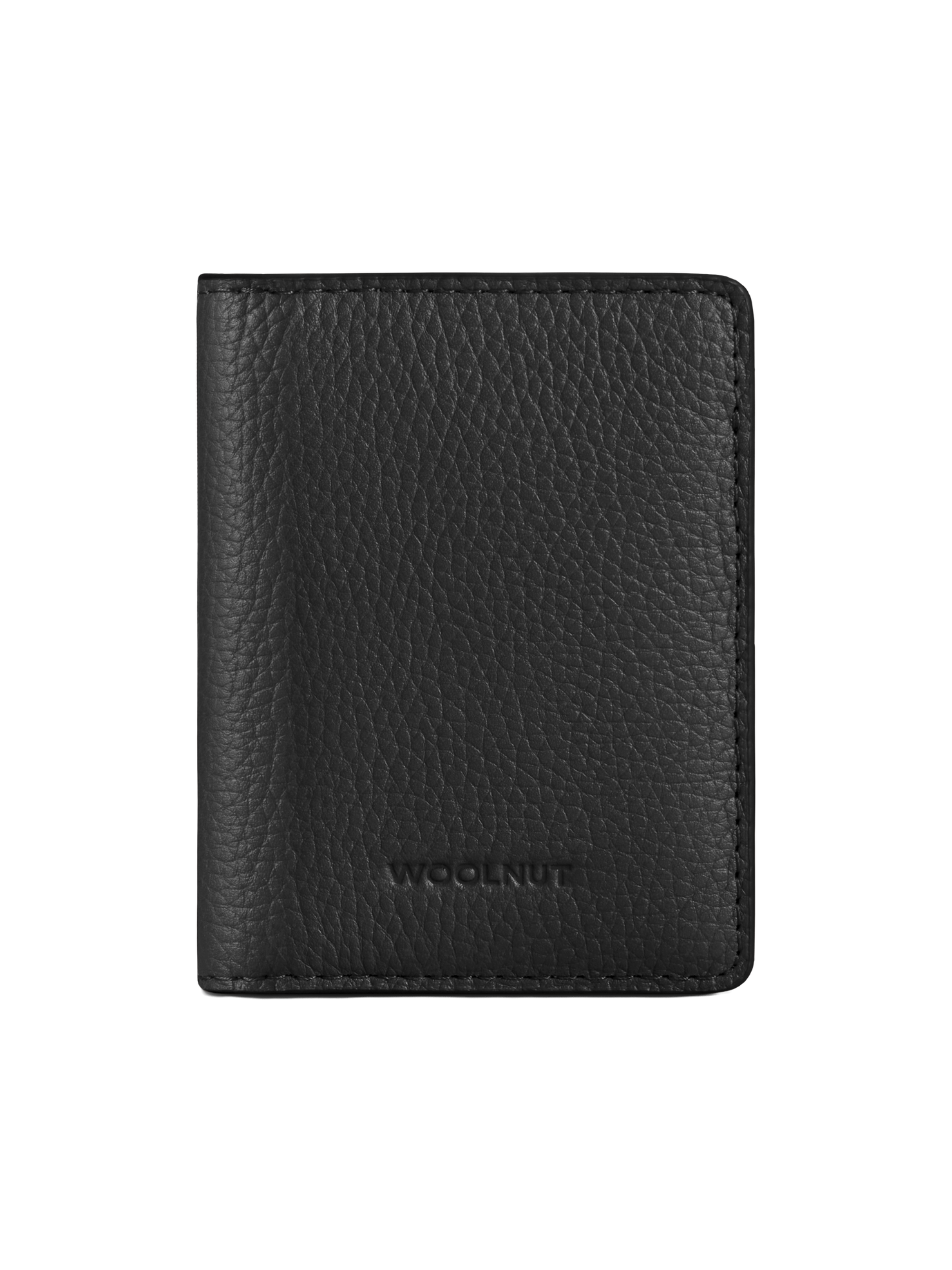 Woolnut Leather Wallet - Black