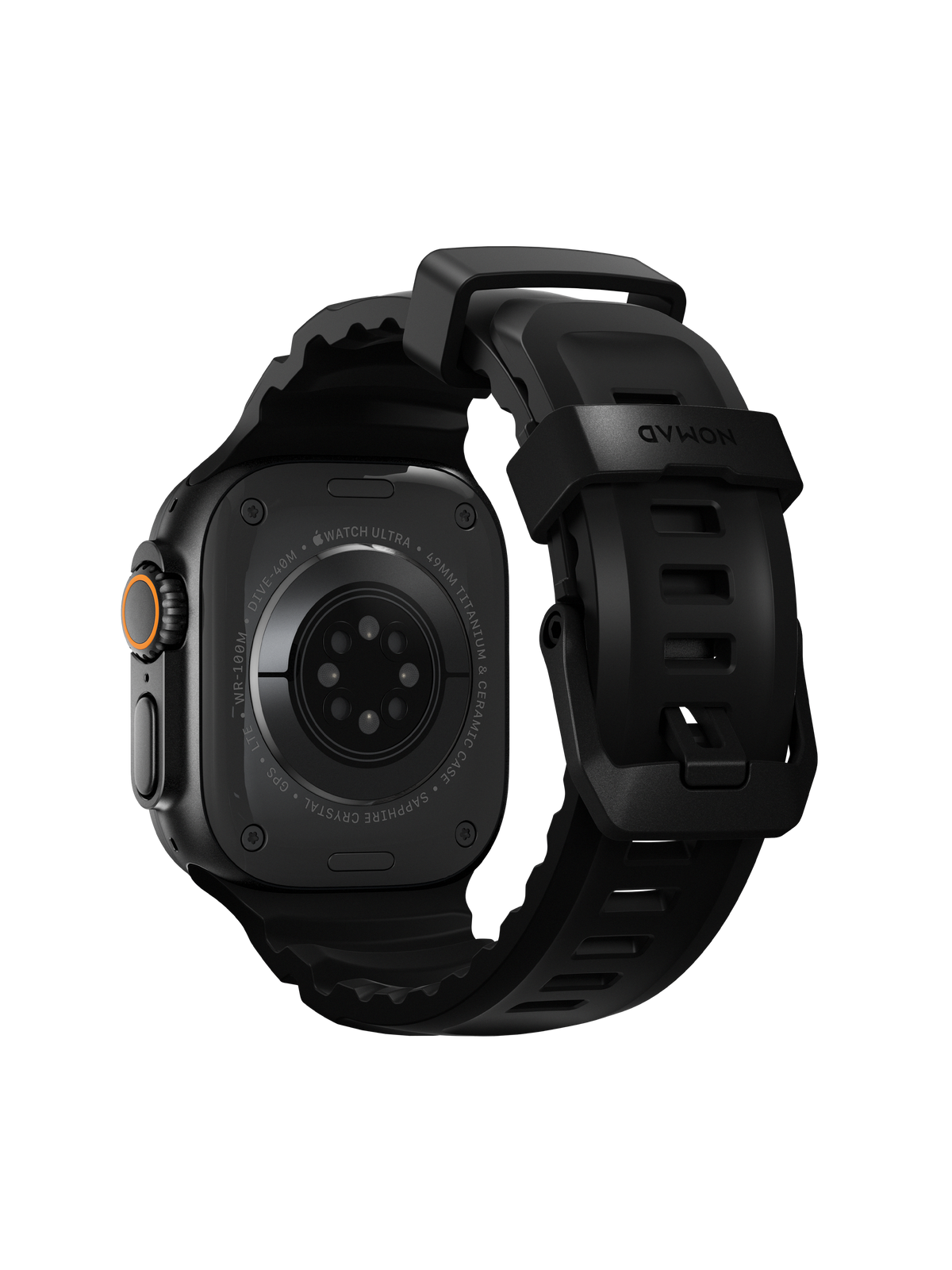 Nomad Rocky Point Band V2 - 46/49mm - Black Hardware - Carbon Black