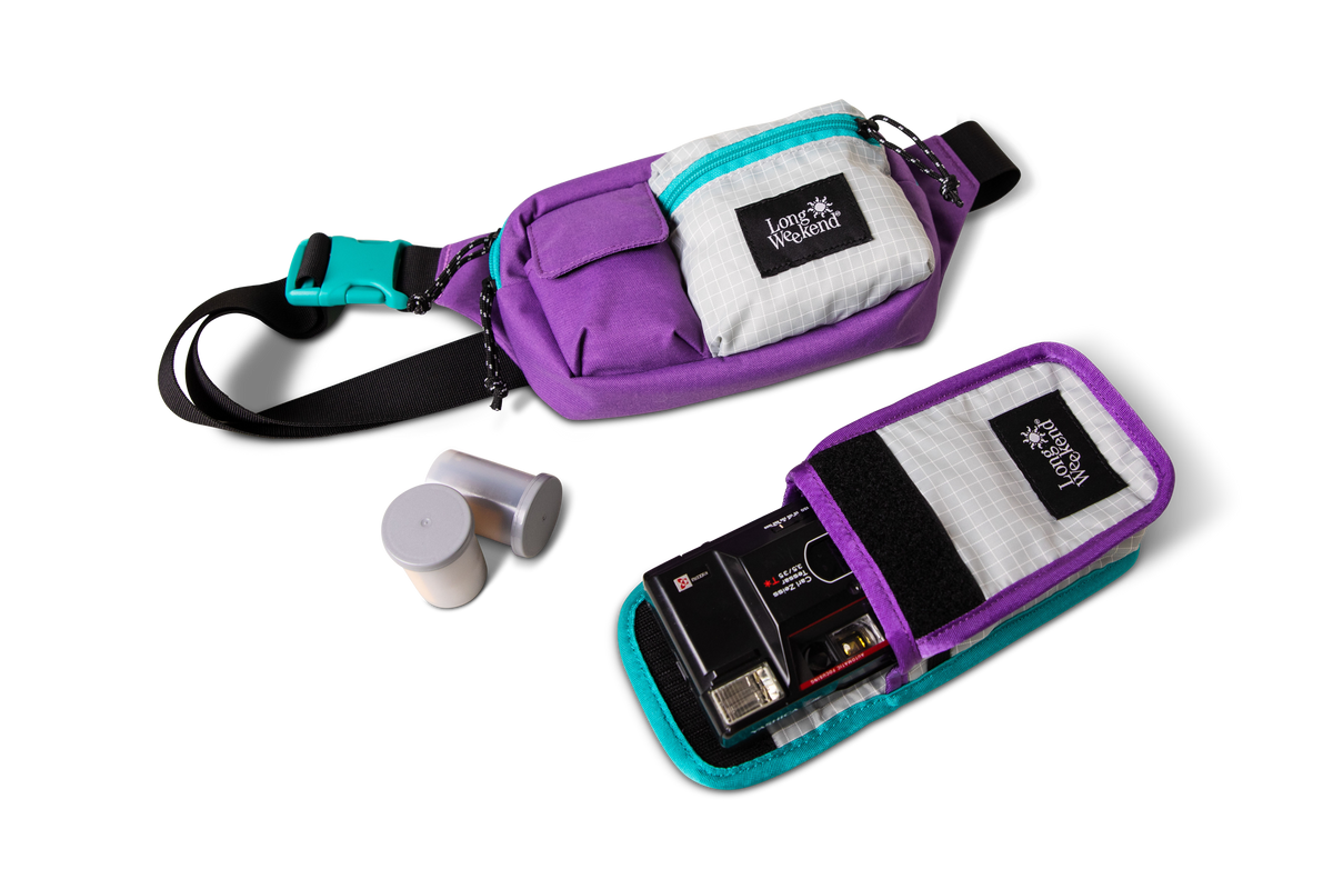 Long Weekend Camera Pouch - Cosmic Purple