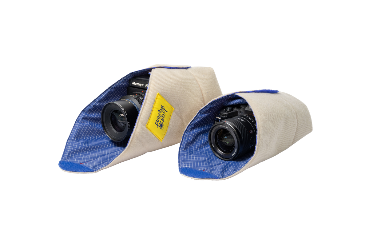 Long Weekend Padded Camera Wrap - 16 x 16-inch - Creme Multi