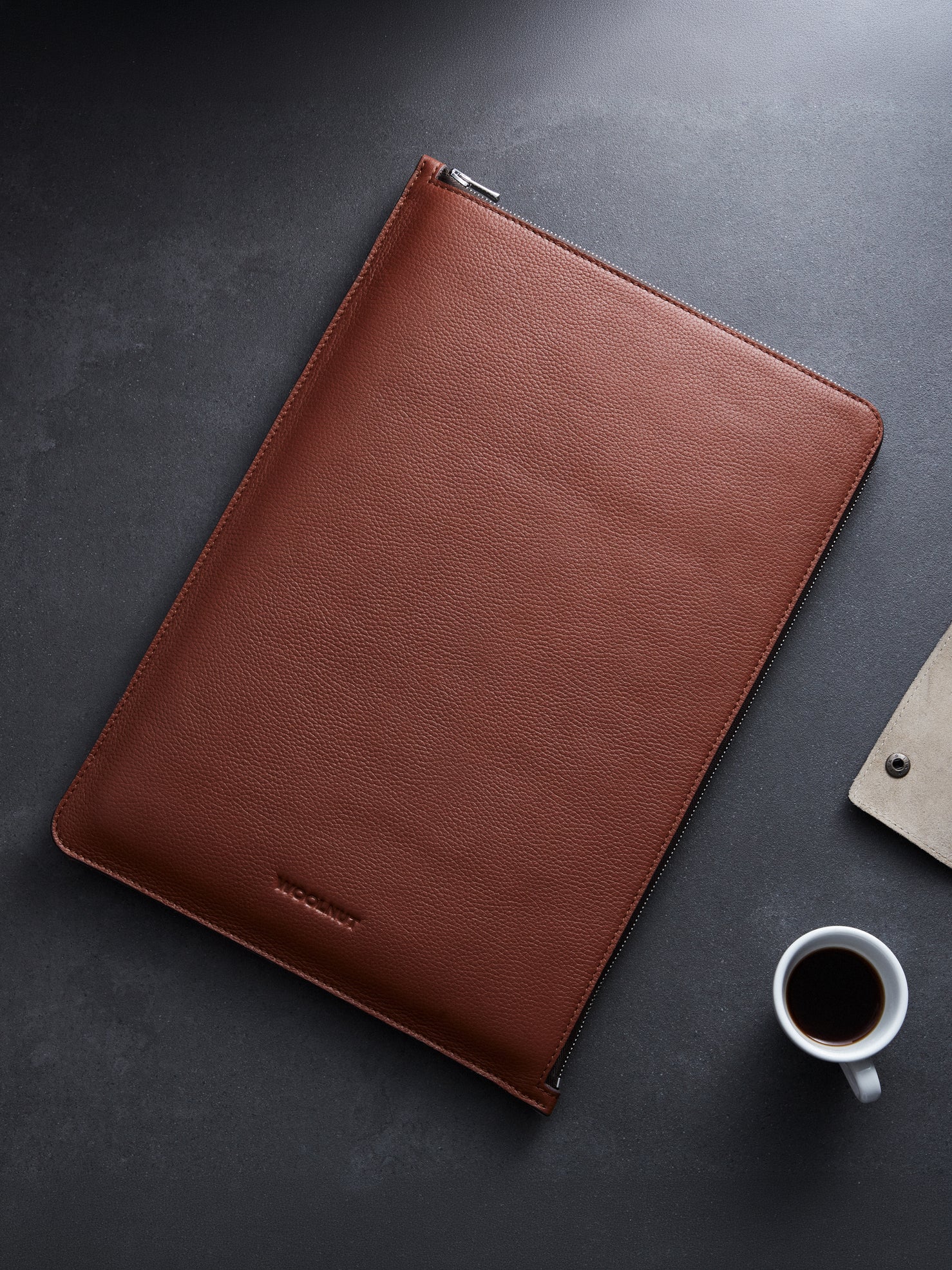 Woolnut Leather Folio for 13" MacBook Air & 14" MacBook Pro  - Cognac