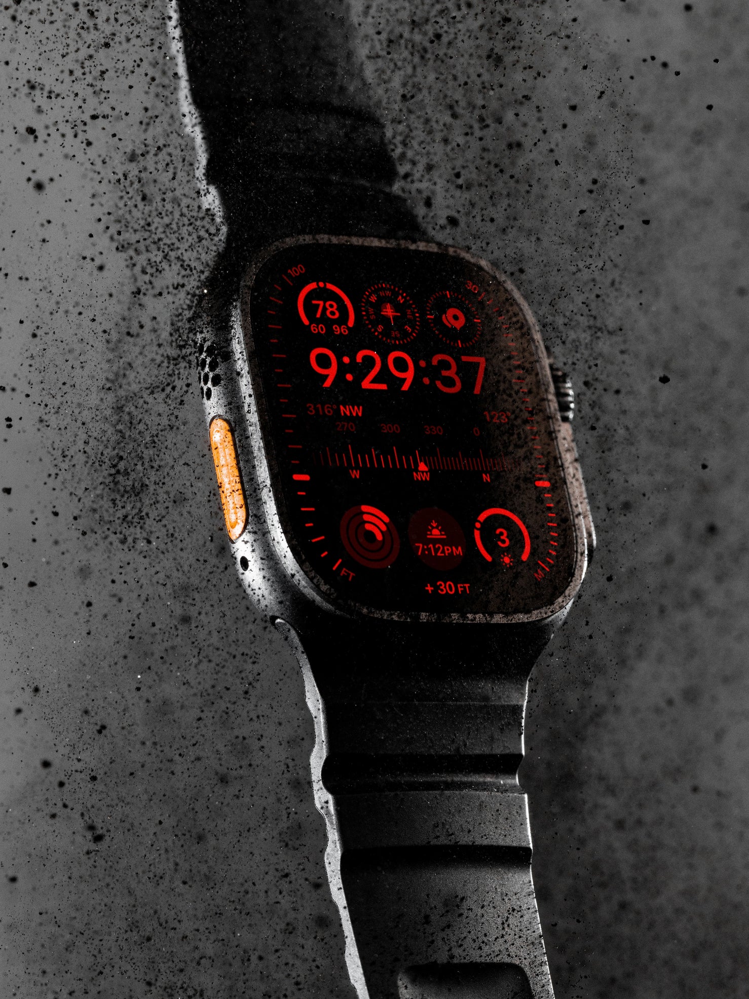 Nomad Rocky Point Band - 46/49mm - Black Hardware - Carbon Black