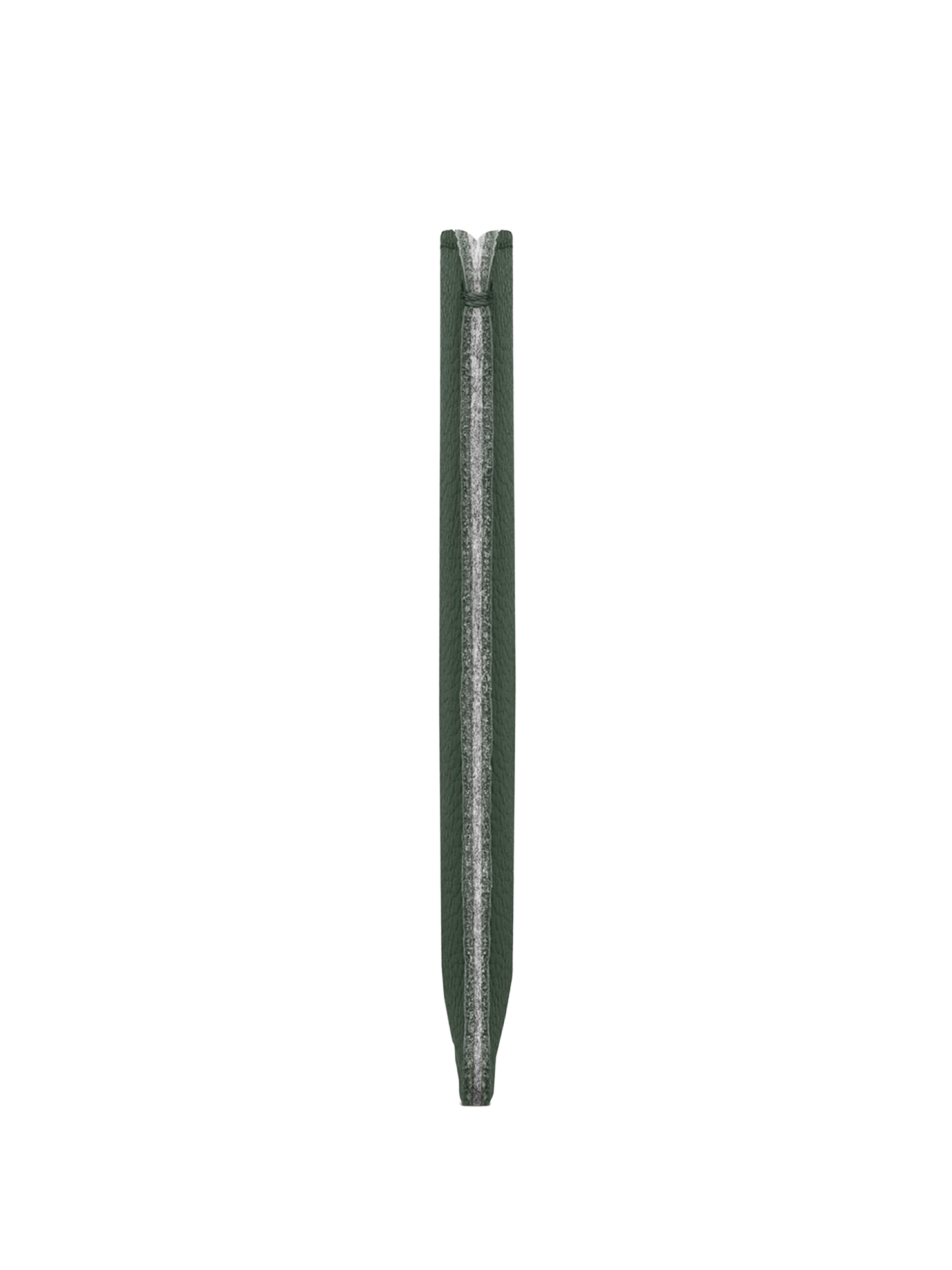 Woolnut Leather Sleeve for Passport - Green