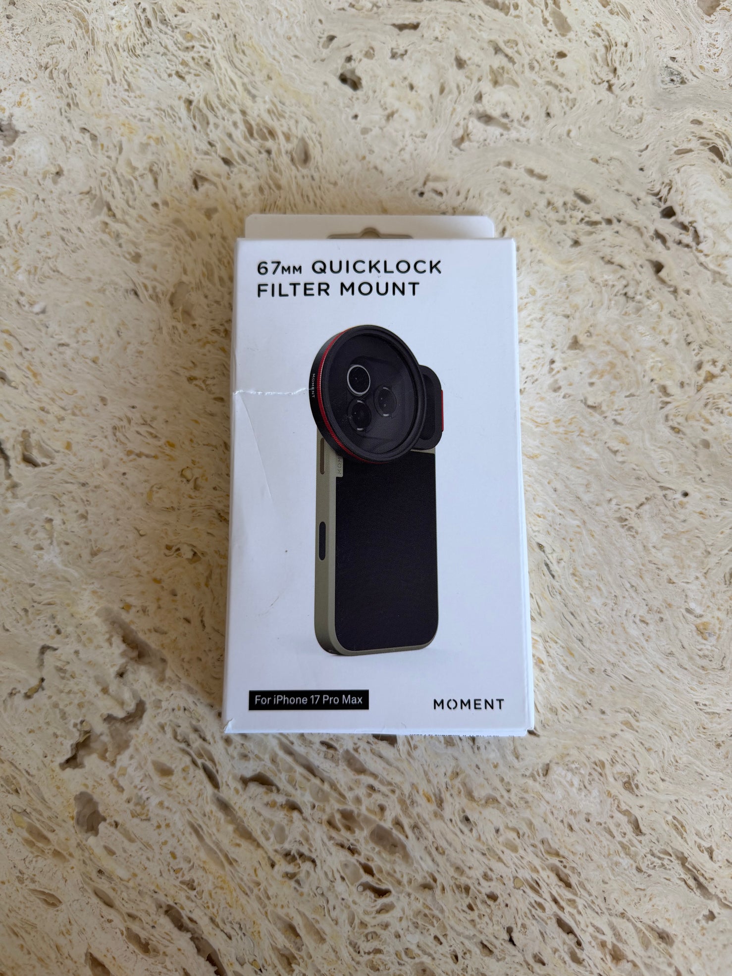 Moment 67mm QuickLock Filter Mount for iPhone 17 Pro Max - Open Box
