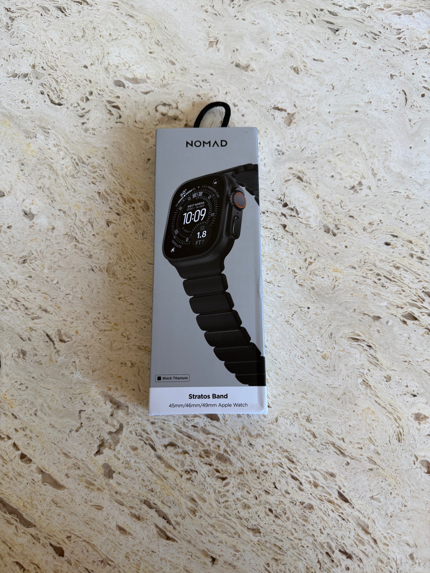 Nomad Stratos Band - 49mm - Black Titanium - Black - Open Box