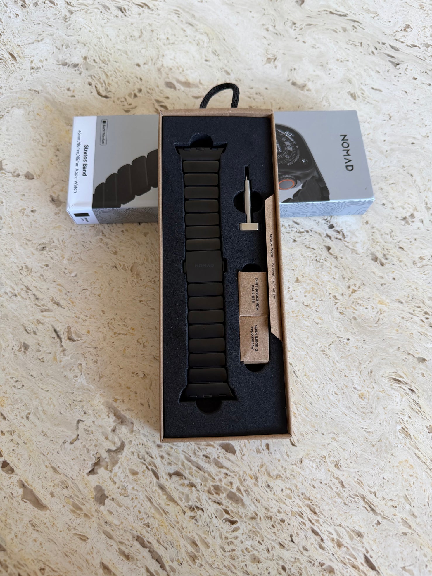 Nomad Stratos Band - 49mm - Black Titanium - Black - Open Box