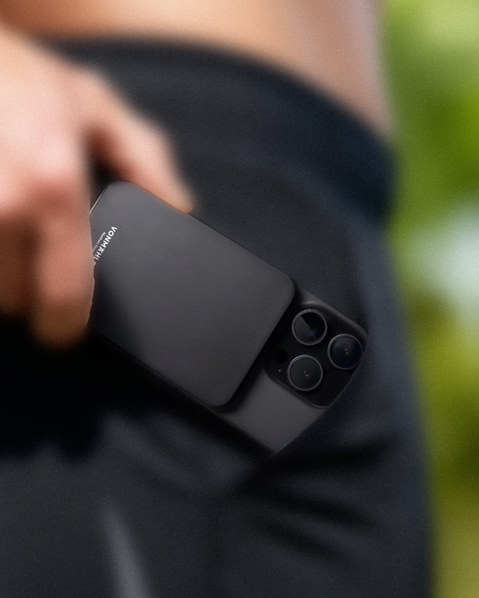 Slim enough to slip into your pocket and charge anywhere.