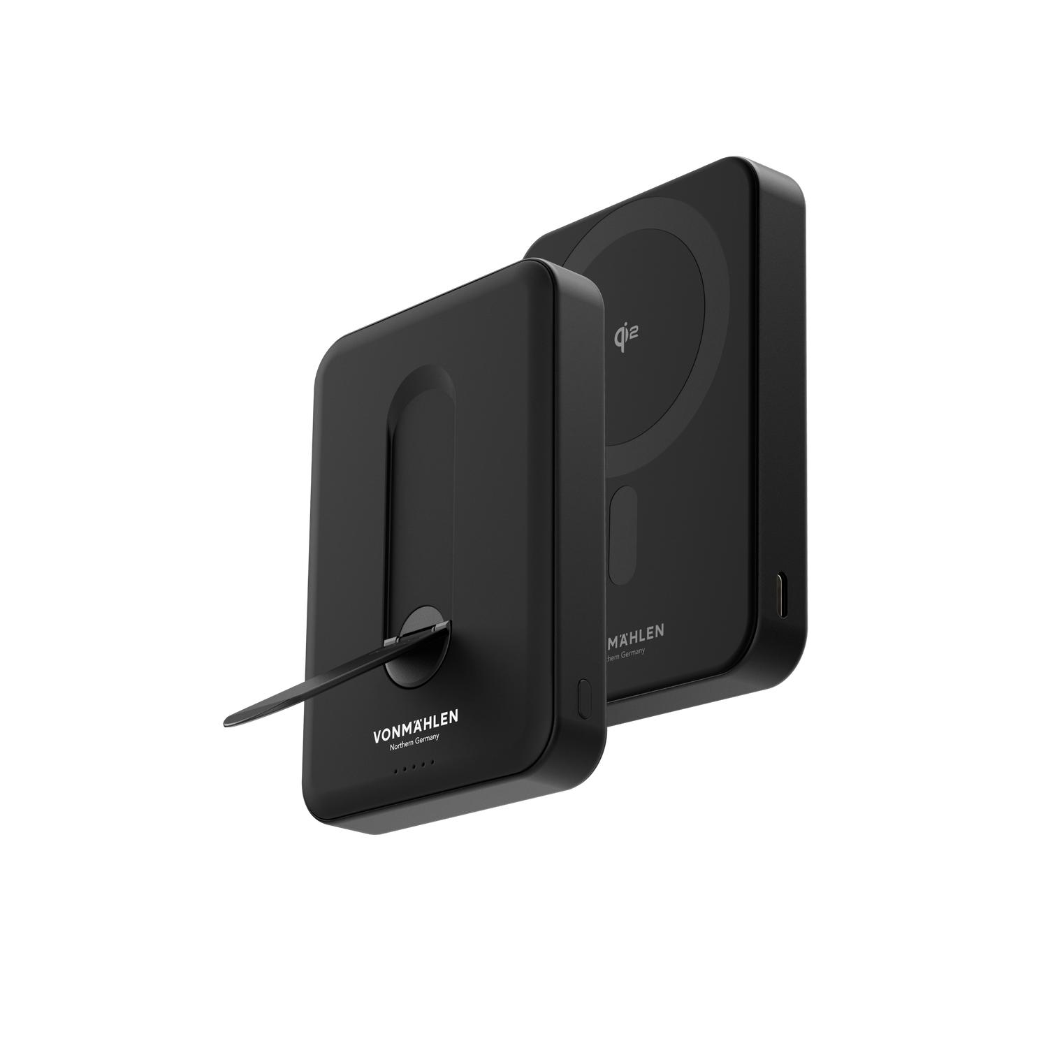 Vonmahlen Evergreen Mag Pro 10000 mAh Power Bank with Kickstand - Black