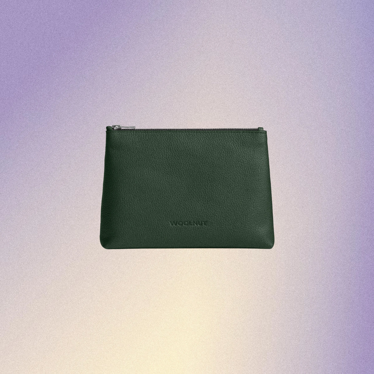 Woolnut Leather Pouch - Green