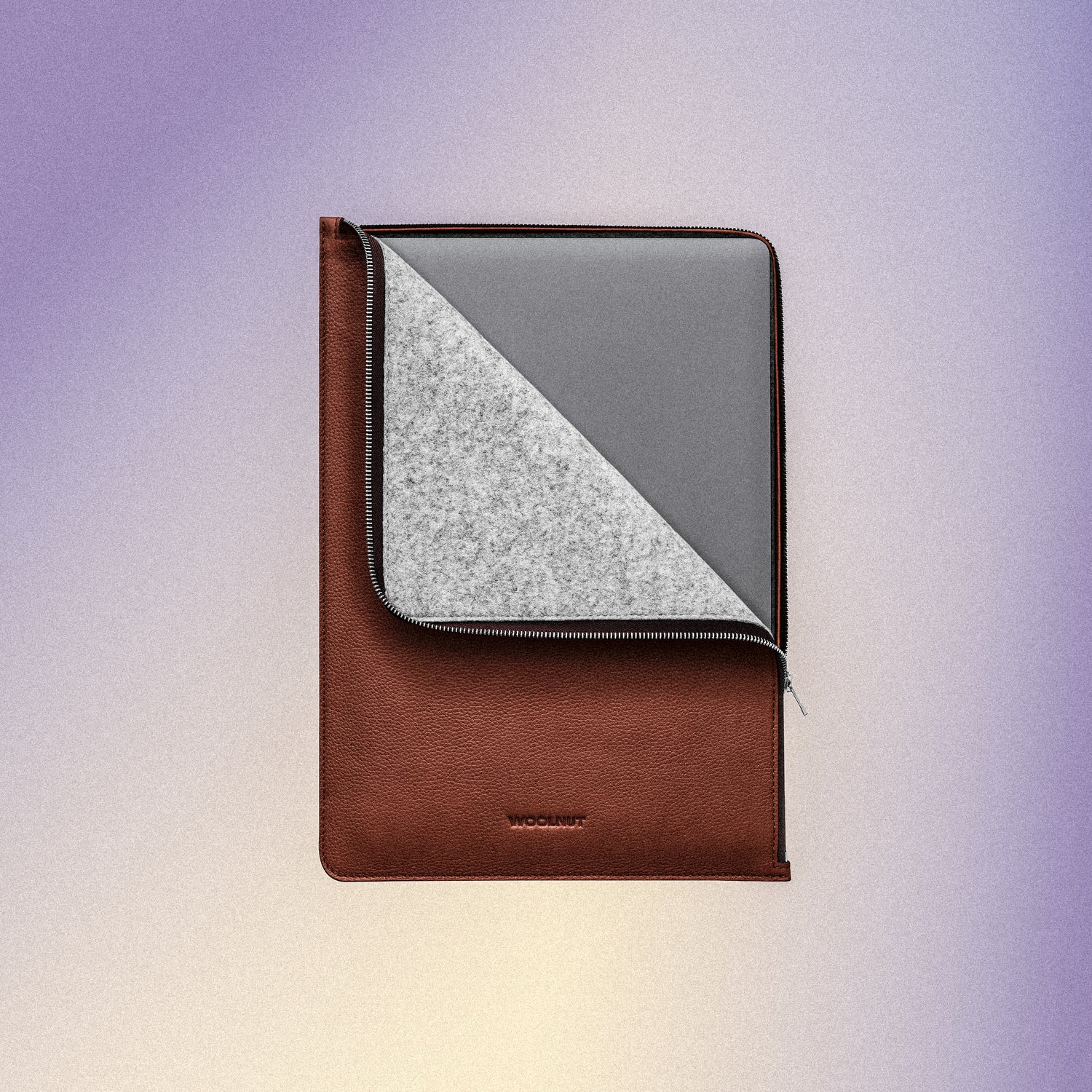 Woolnut Leather Folio for 13" MacBook Air & 14" MacBook Pro  - Cognac