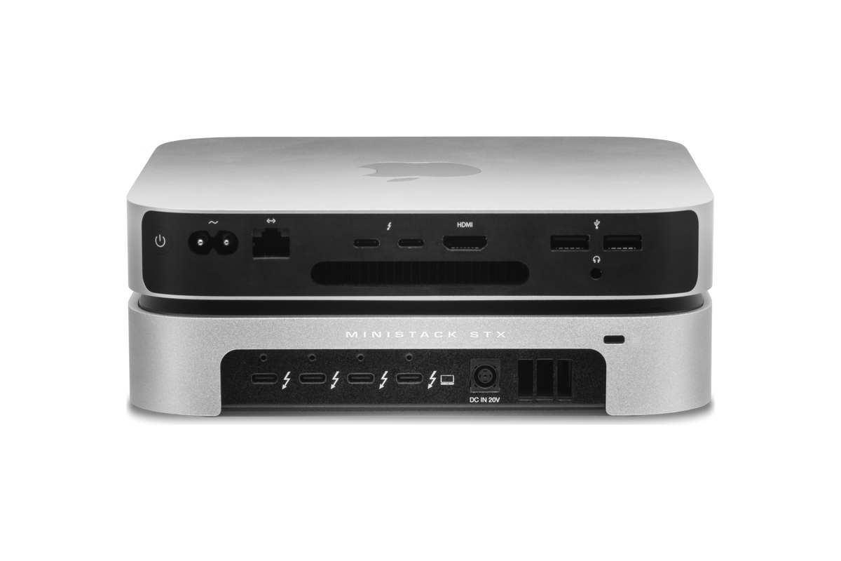 OWC miniStack STX Enclosure & Thunderbolt Hub - Silver